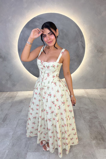 VESTIDO AMERICANO REF: D80742 ROJO