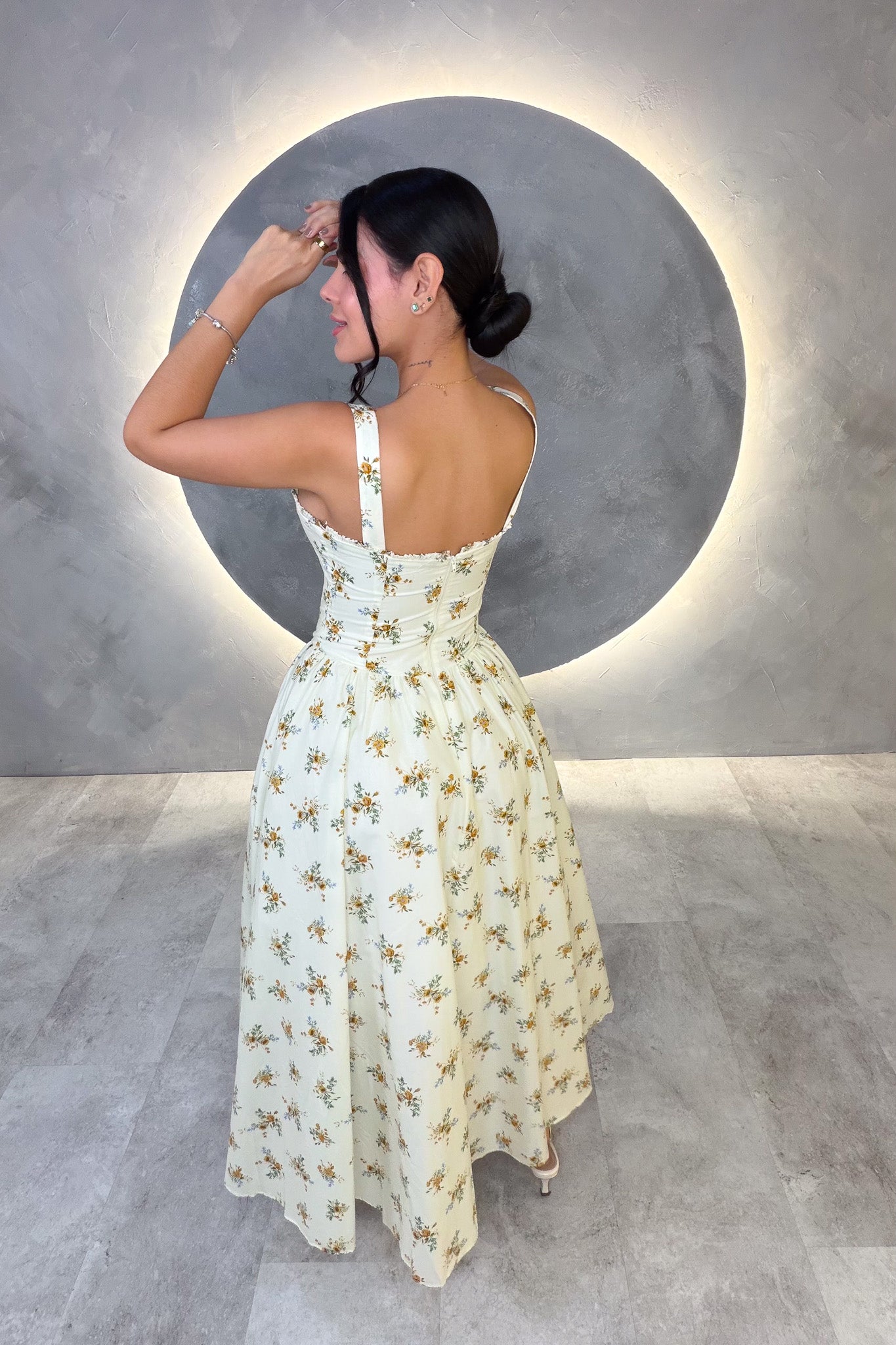 VESTIDO AMERICANO REF: D80742 AMARILLO