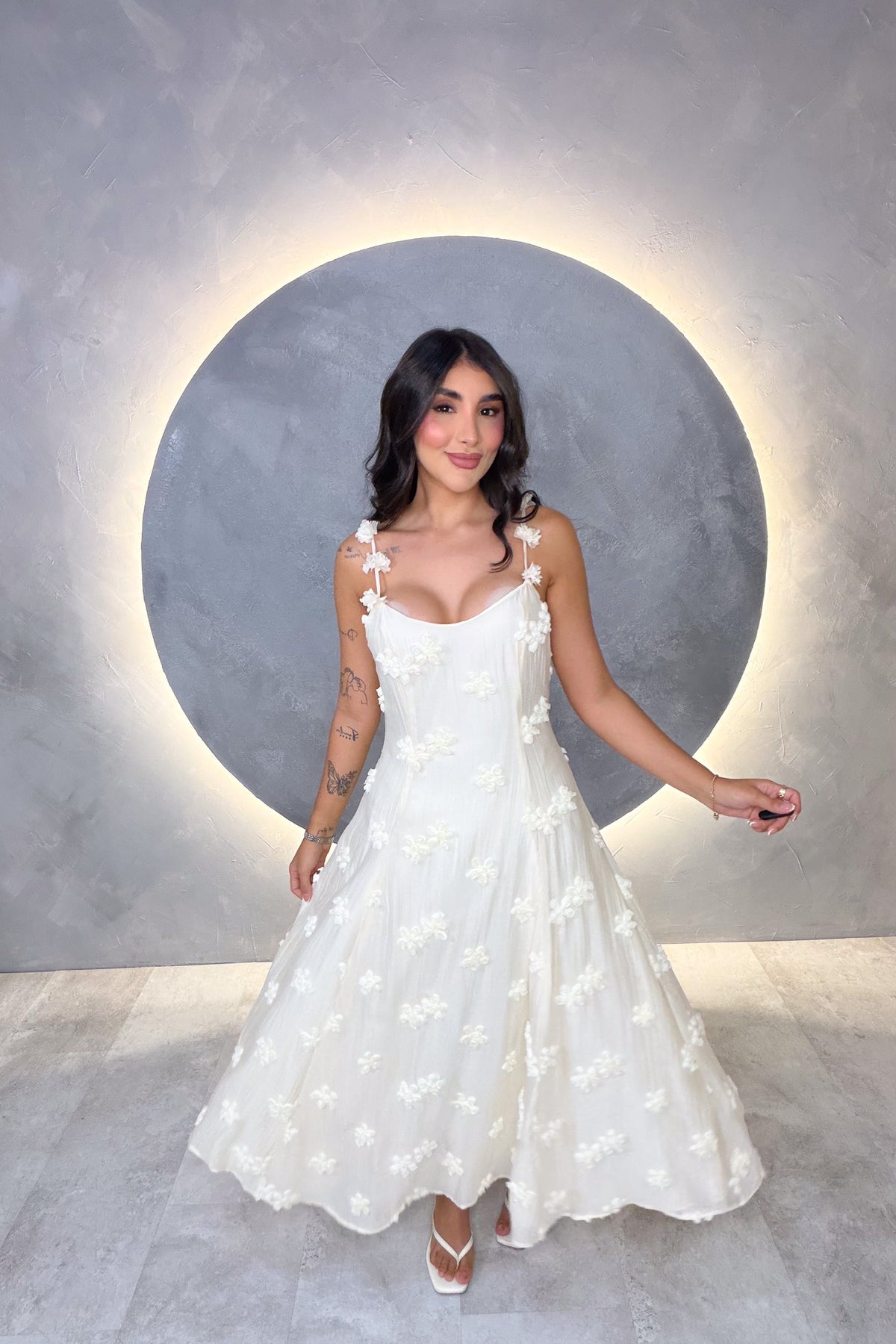 VESTIDO AMERICANO REF:MD6694 VAINILLA