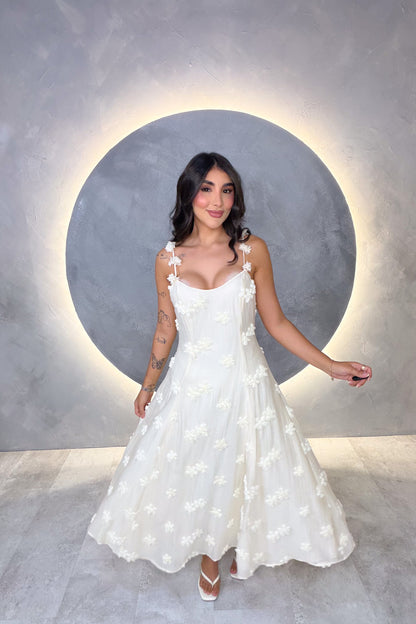 VESTIDO AMERICANO REF:MD6694 VAINILLA