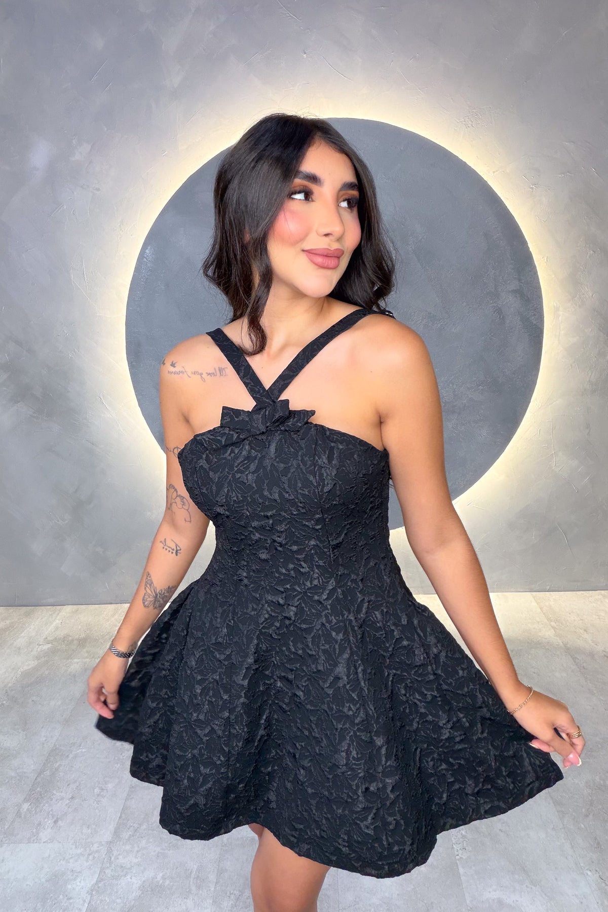 VESTIDO AMERICANO REF:LD12446 NEGRO