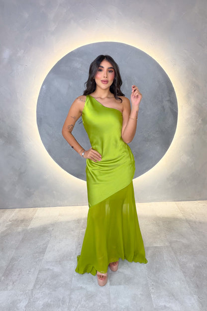 VESTIDO AMERICANO REF:LD12170 VERDE