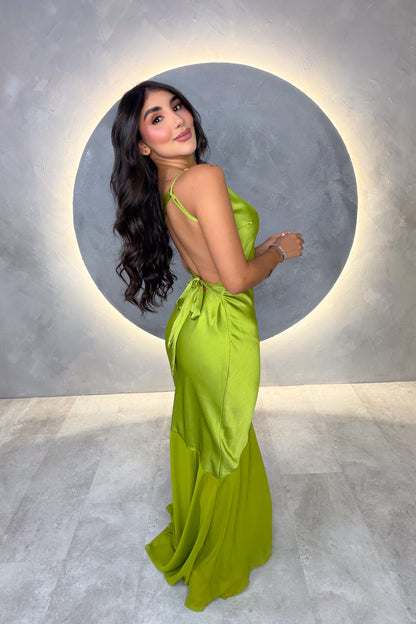 VESTIDO AMERICANO REF:LD12170 VERDE