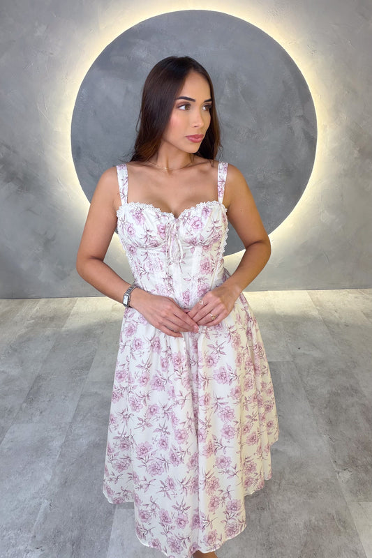 VESTIDO AMERICANO REF: D80570-7 ROSA