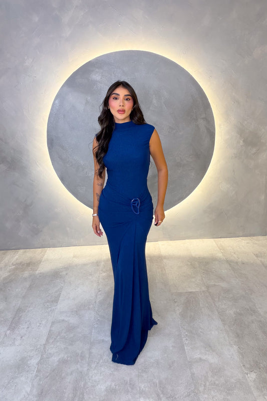 VESTIDO AMERICANO REF: LD12788 AZUL