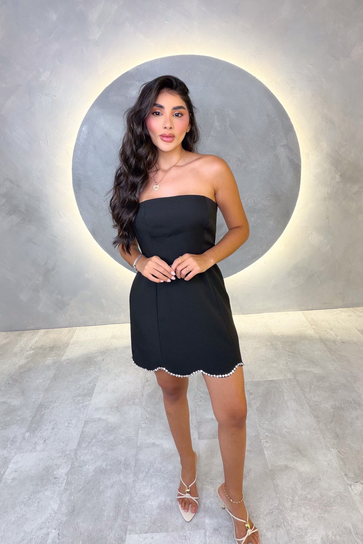 VESTIDO AMERICANO REF:MD6124 NEGRO