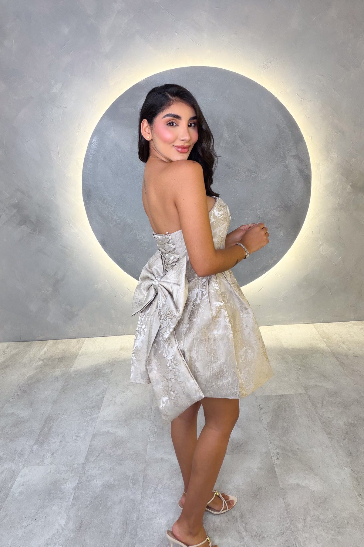 VESTIDO AMERICANO REF:IDA15138 BEIGE