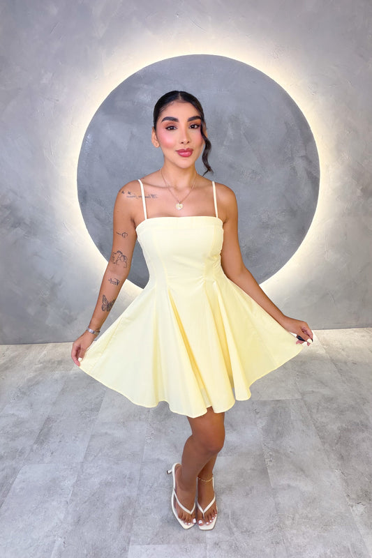 VESTIDO AMERICANO REF:D80793 AMARILLO
