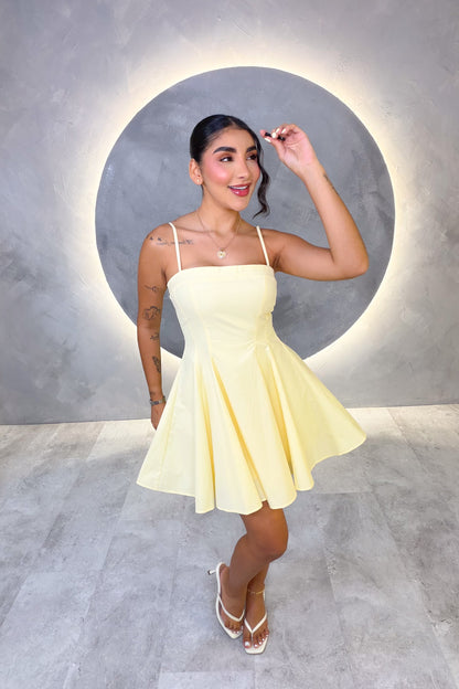 VESTIDO AMERICANO REF:D80793 AMARILLO