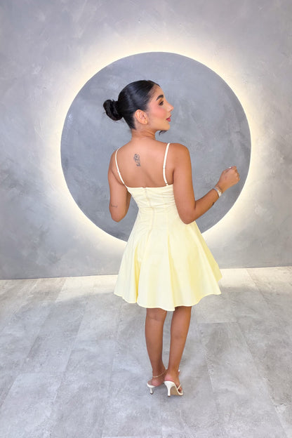 VESTIDO AMERICANO REF:D80793 AMARILLO