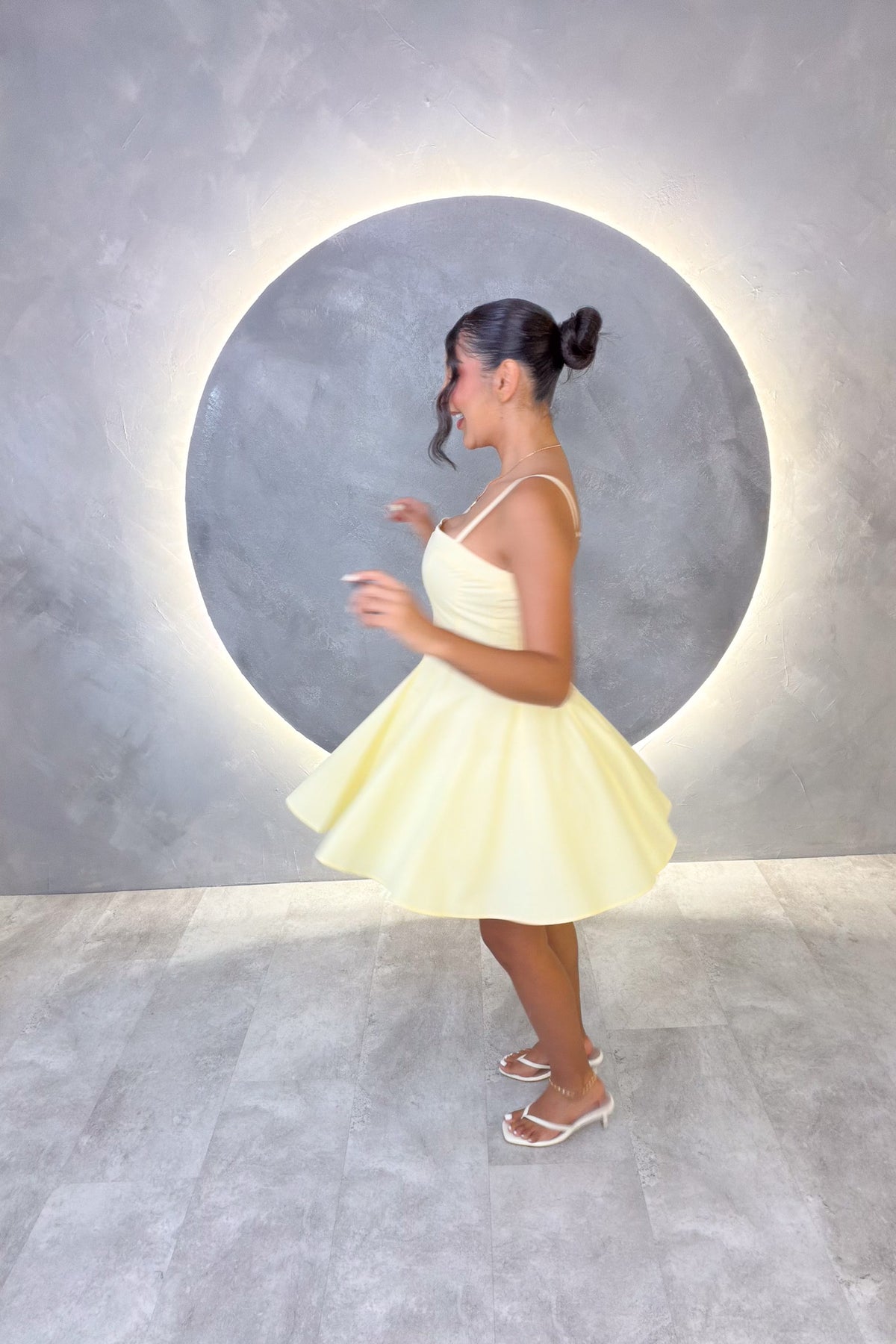 VESTIDO AMERICANO REF:D80793 AMARILLO
