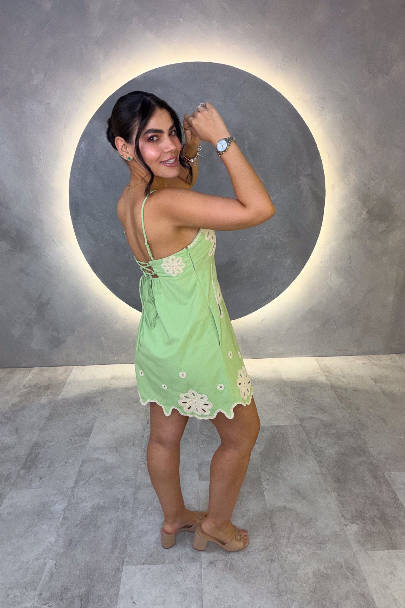 VESTIDO AMERICANO REF: VID53884 VERDE