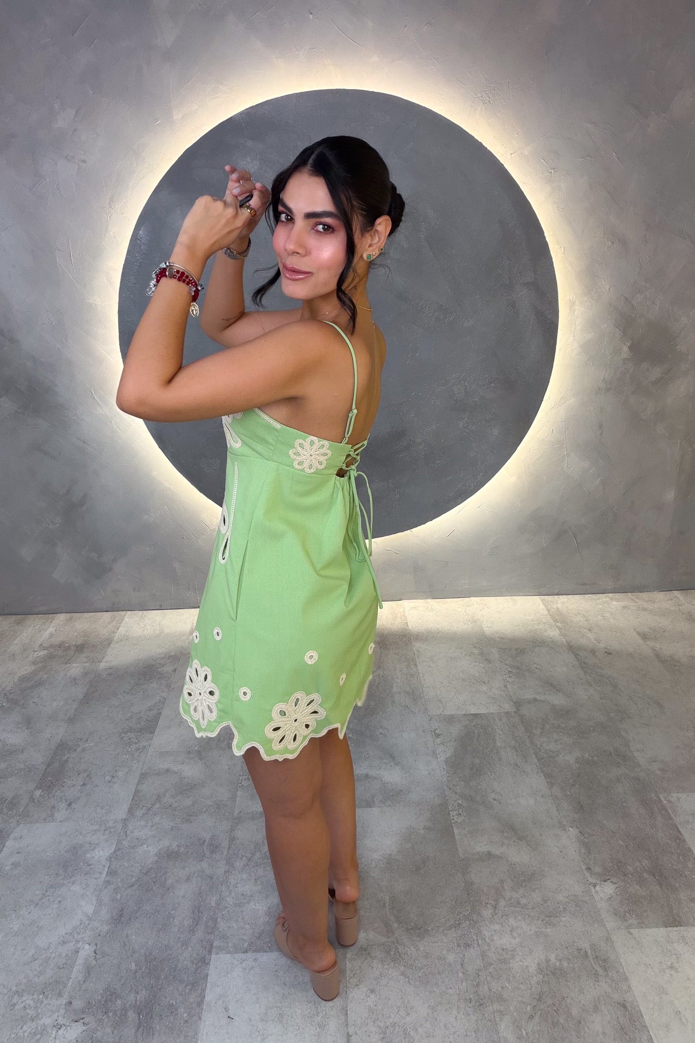 VESTIDO AMERICANO REF: VID53884 VERDE