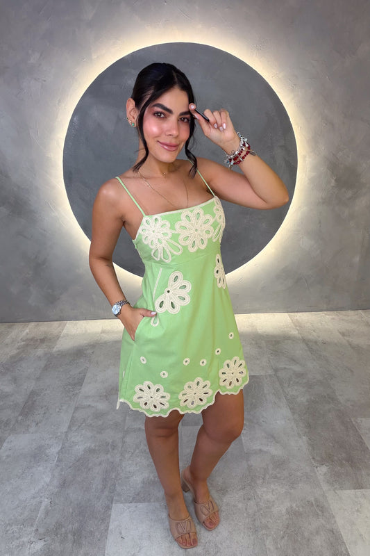 VESTIDO AMERICANO REF: VID53884 VERDE