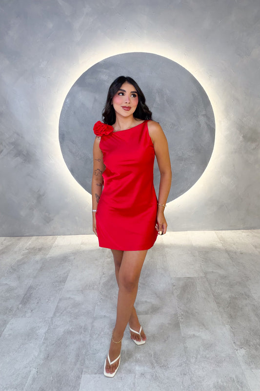 VESTIDO AMERICANO REF: LD12603 ROJO