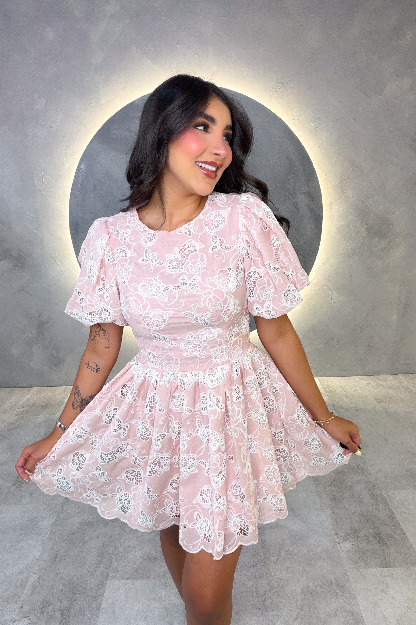 VESTIDO AMERICANO REF: MD6513 ROSADO