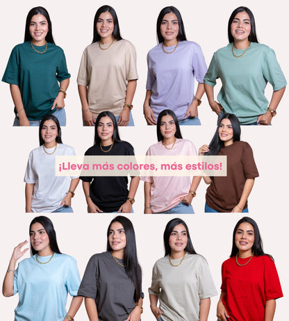 Camiseta Premium – Tela Suave y Cómoda, 100% Algodón Color Azul Turqui